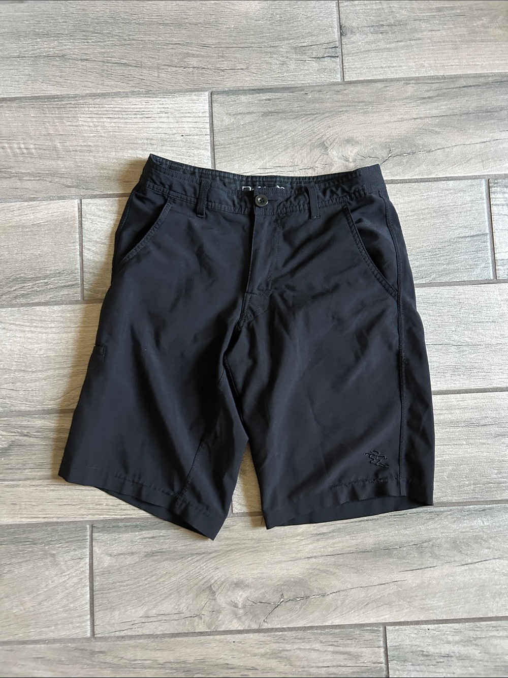 Men's Black Athletic Shorts with Stretch Comfort